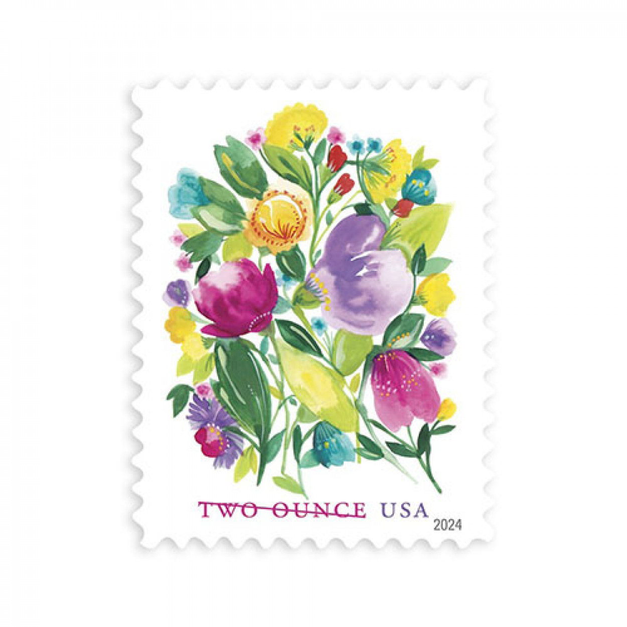 2024 USPS Wedding Blooms Forever Stamps