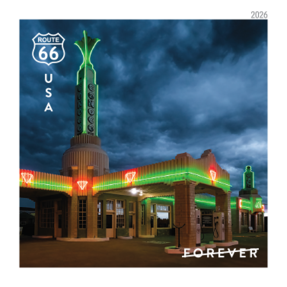 (2026) Route 66 Forever Stamps, Sheet of 16