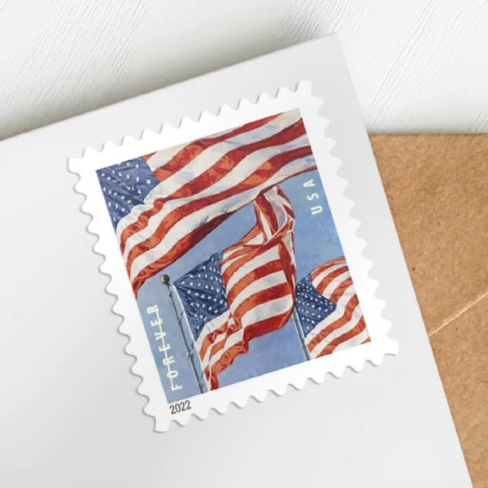(2022) USPS American Flag Forever Stamps